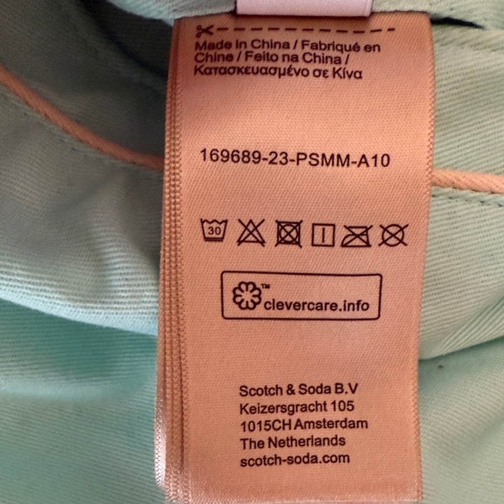 Scotch & Soda Reversible Bomber Jacket Mint Green & Floral 2-in-1 - Picture 9 of 14